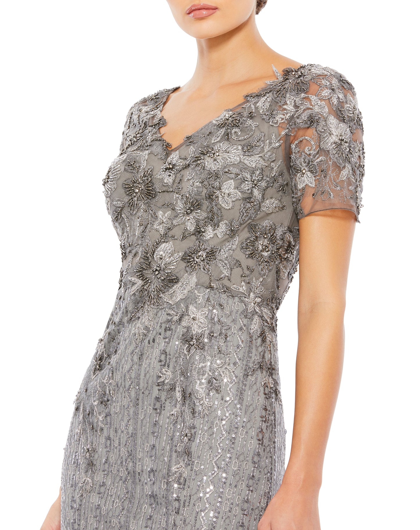 Long Fitted Formal Evening Trumpet Gown Fitted Trumpet Evening Mac Duggal 20282