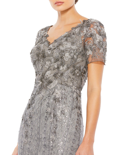 Long Fitted Formal Evening Trumpet Gown Fitted Trumpet Evening Mac Duggal 20282