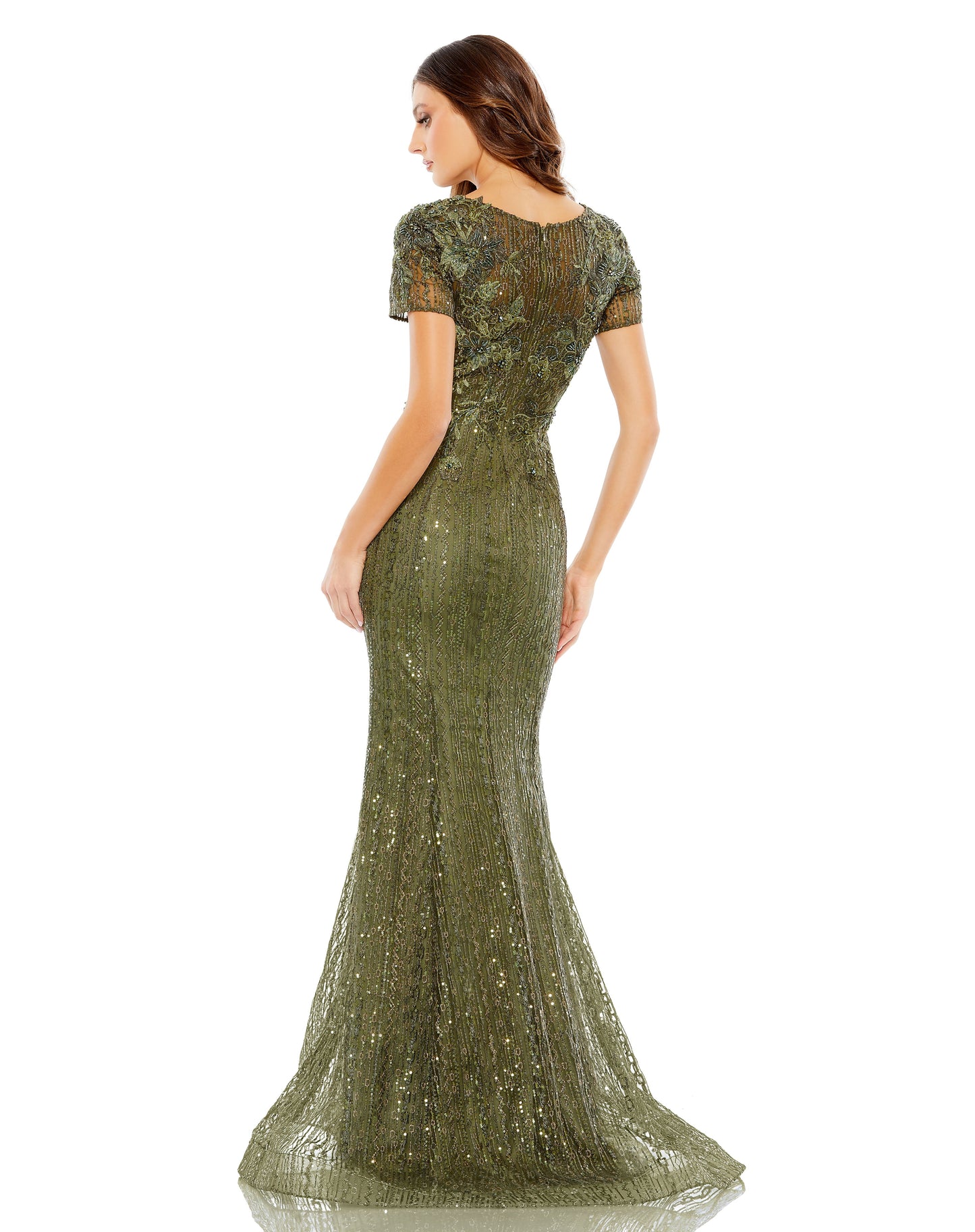 Long Fitted Formal Evening Trumpet Gown Fitted Trumpet Evening Mac Duggal 20282