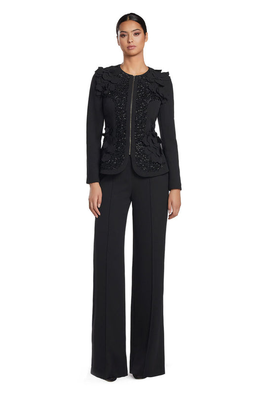 Alexander by Daymor 2040-45F24 Long Sleeve Mother of the Bride Peplum Jumpsuit