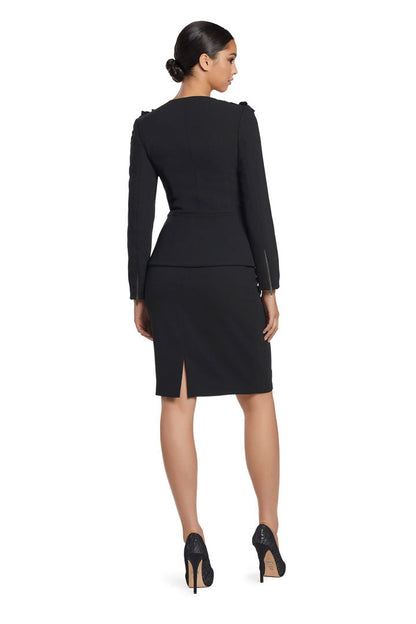 Alexander by Daymor 2040-46F24 Short Mother of the Bride Peplum Dress