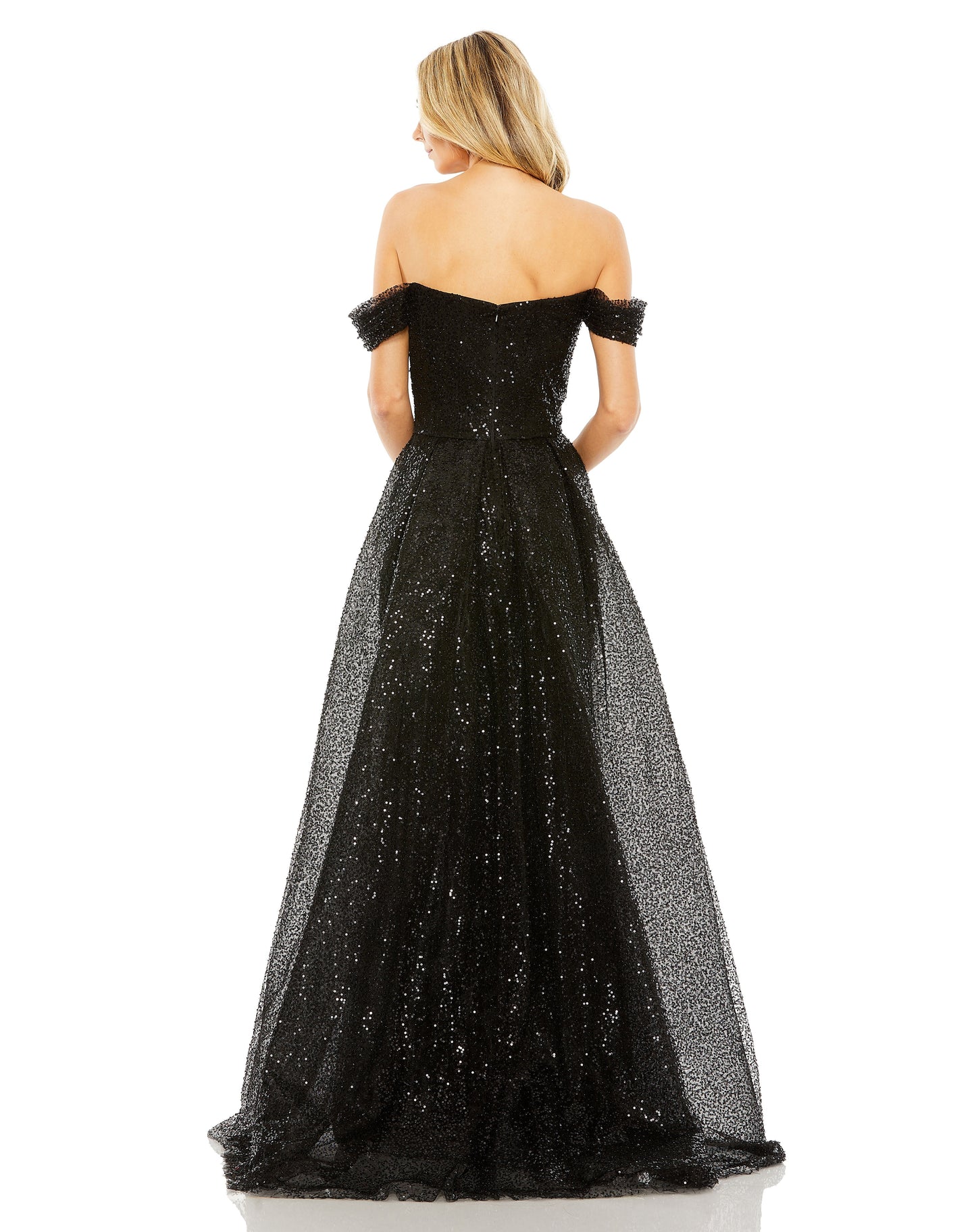 Long A Line Formal Overskirt Prom Dress A Line Overskirt Prom Mac Duggal 20515