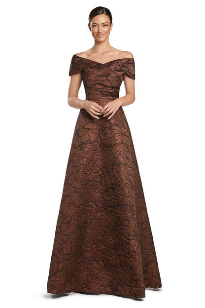 Alexander by Daymor 2055F24 A Line Long Formal A Line Pocket Evening Dress