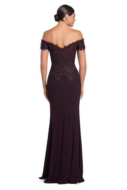 Alexander by Daymor 2057F24 Beaded Evening Long Formal Fitted Dress