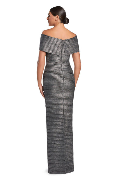Alexander by Daymor 2066F24 Pleated Long Formal Evening Glitter Dress