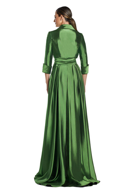 Alexander by Daymor 2067F24Evening Long Formal Slit A Line Dress