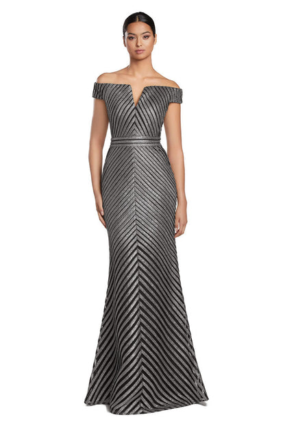 Alexander by Daymor 2076F24 Fitted Long Formal Evening Prom Dress