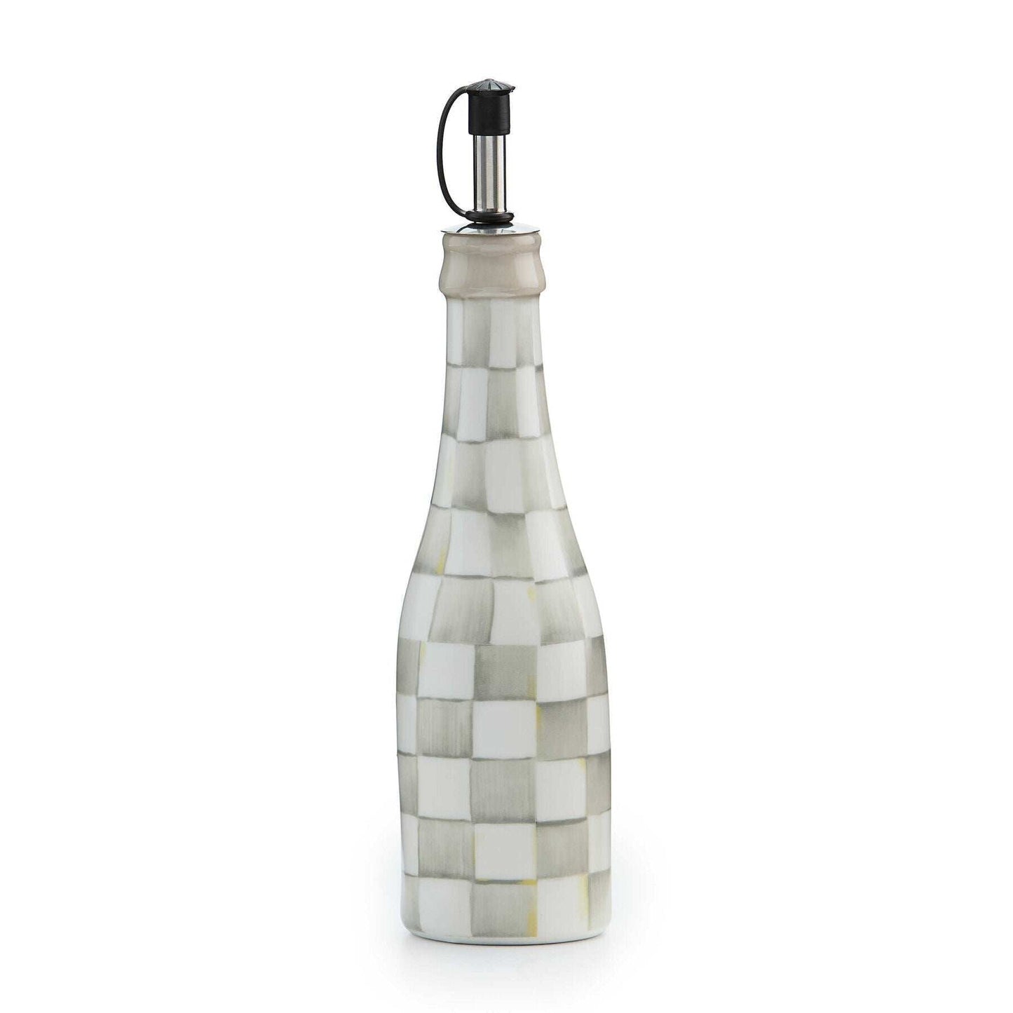 Sterling Check Farmhouse Oil Cruet