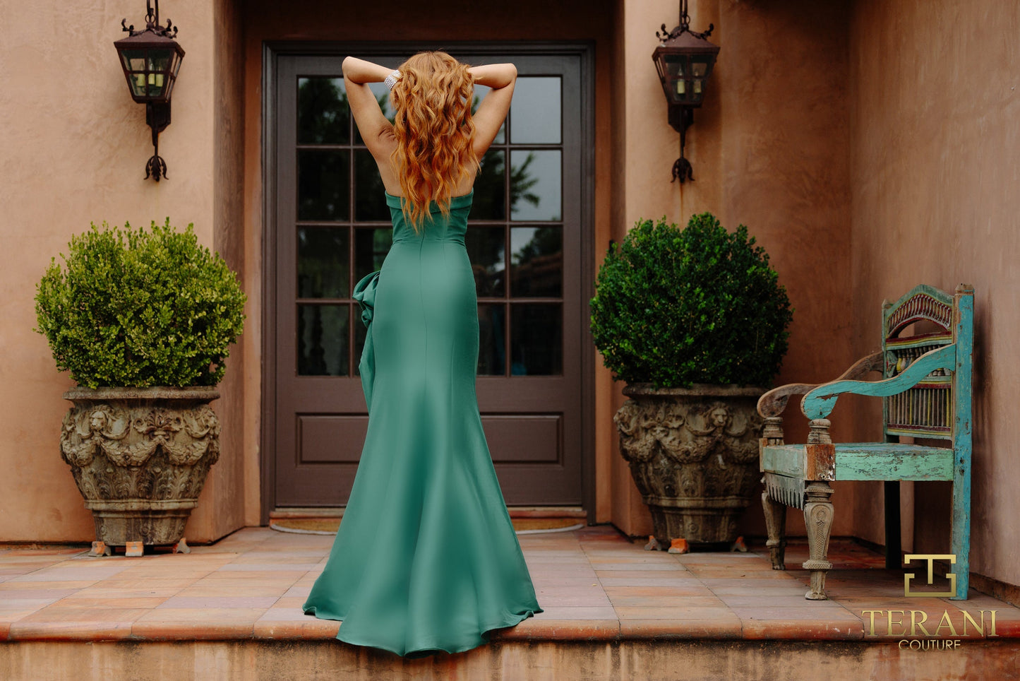 Terani Couture 2111P4019 Prom Long Strapless Dress