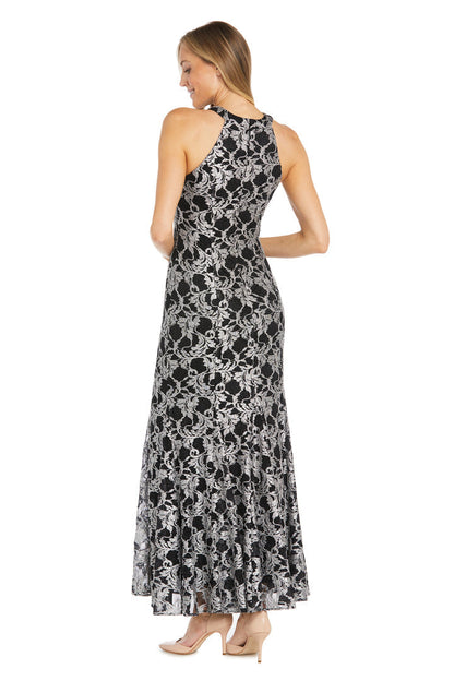 Morgan & Co 22199R  Long Formal Halter Prom Dress