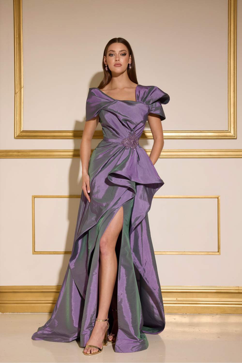 Terani Couture 252E5148 Long Formal Slit Evening Dress