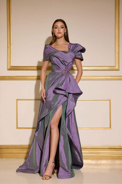 Terani Couture 252E5148 Long Formal Slit Evening Dress