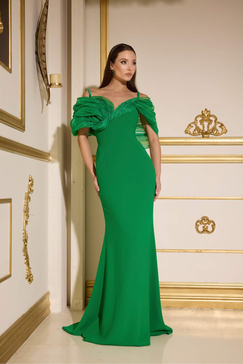 Terani Couture 252E5181 Long fitted Formal Evening Dress