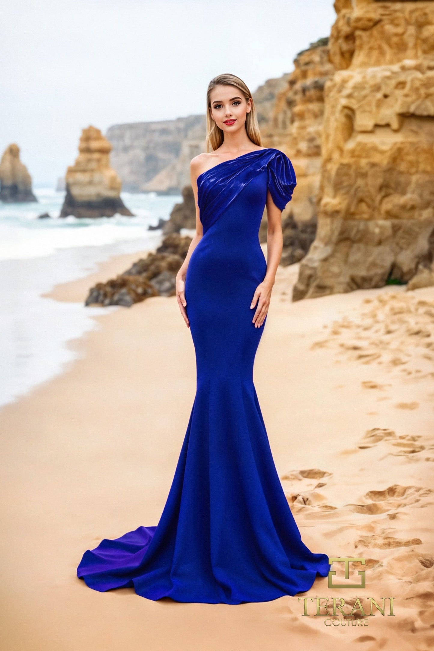 Terani Couture 252E5514 Long Evening Formal Fitted Dress