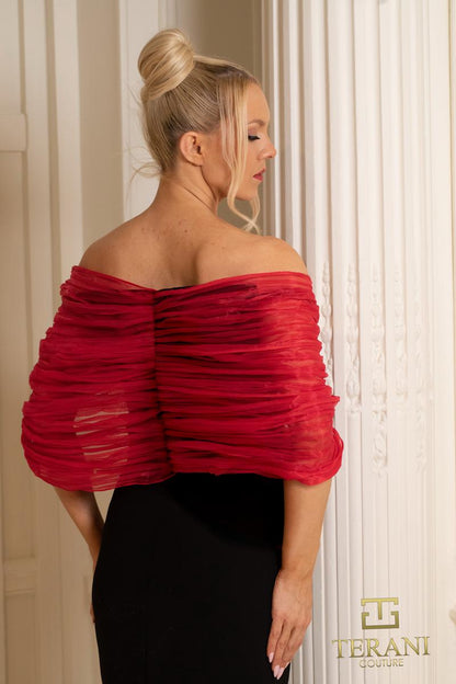 Terani Couture 252E5181 Long fitted Formal Evening Dress
