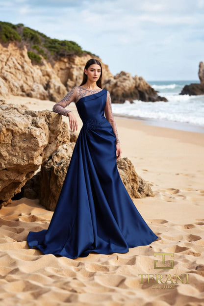 Terani Couture 252M5344 Long Formal Mother of the Bride Dress