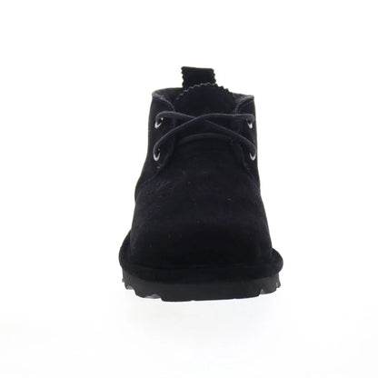 Bearpaw Skye 2578W-011 Womens Black Suede Lace Up Chukkas Boots