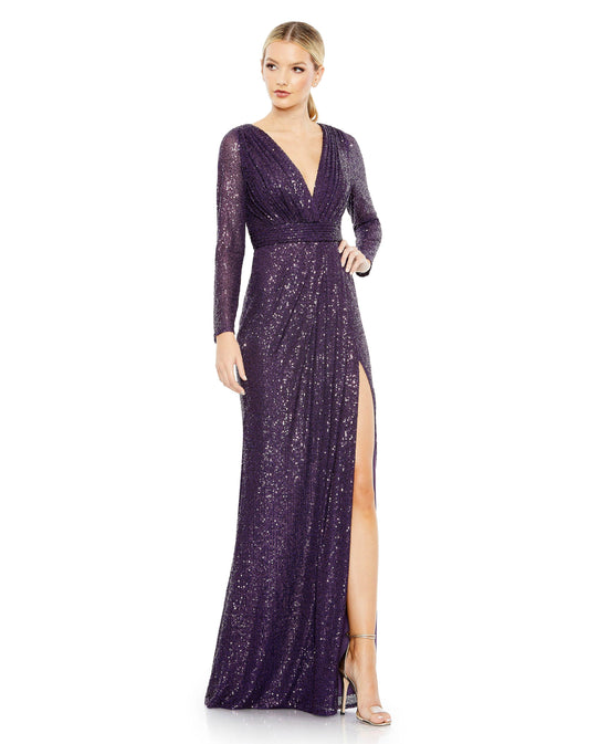 Prom Long Sleeve Formal Dress Long Sleeves Mac Duggal 26490