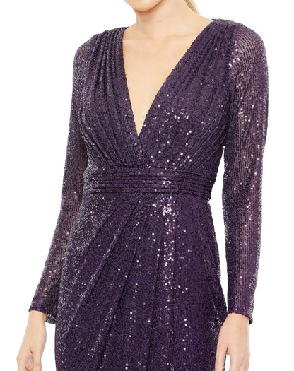 Prom Long Sleeve Formal Dress Long Sleeves Mac Duggal 26490