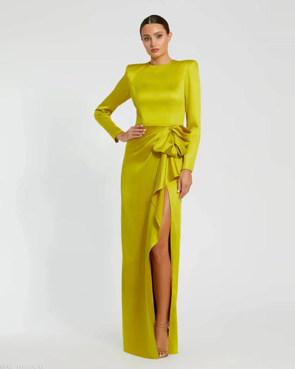 Long Sleeve Evening Formal Dress Long Sleeve Formal Evening Mac Duggal 26676