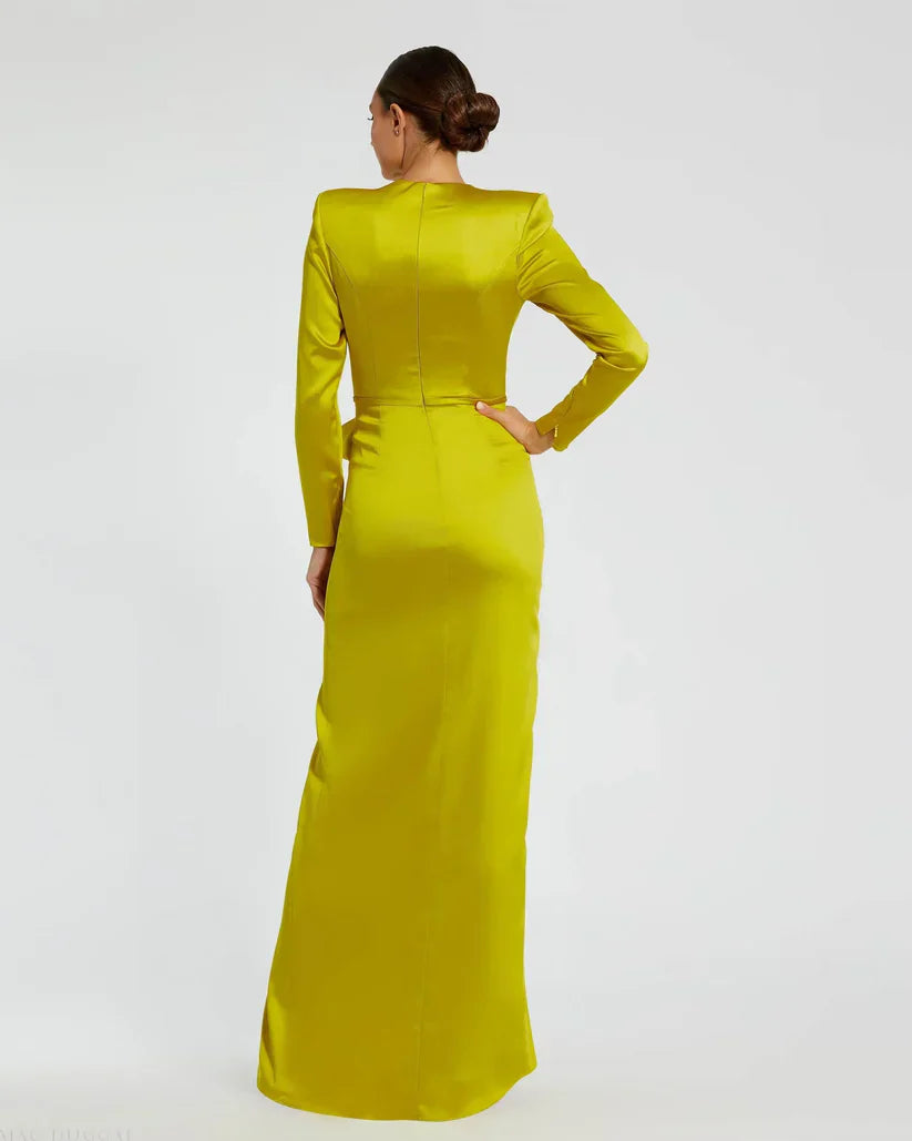 Long Sleeve Evening Formal Dress Long Sleeve Formal Evening Mac Duggal 26676