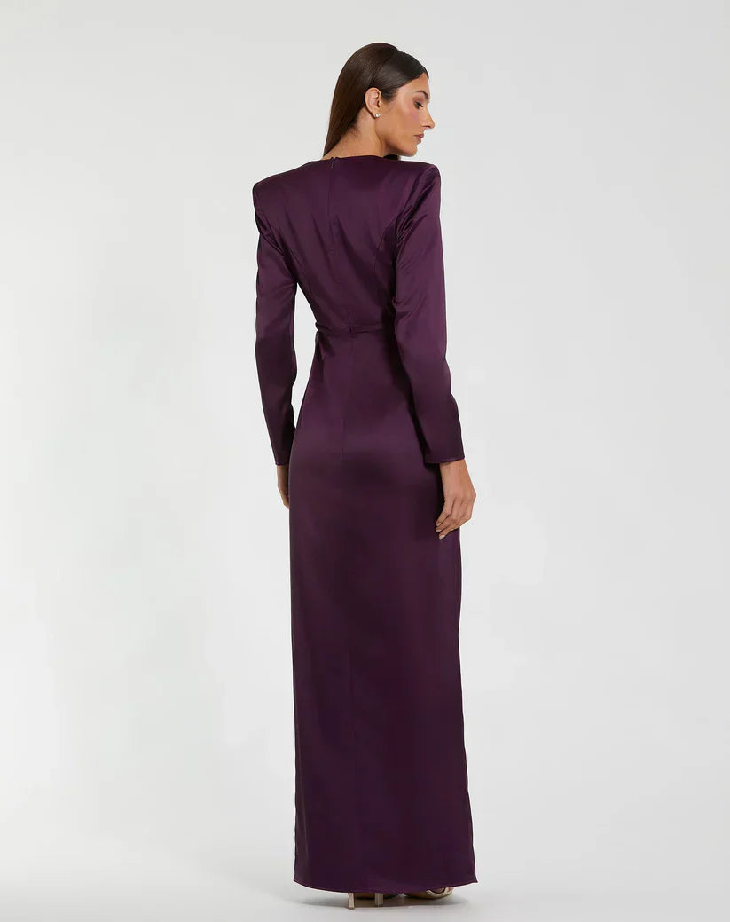 Long Sleeve Evening Formal Dress Long Sleeve Formal Evening Mac Duggal 26676