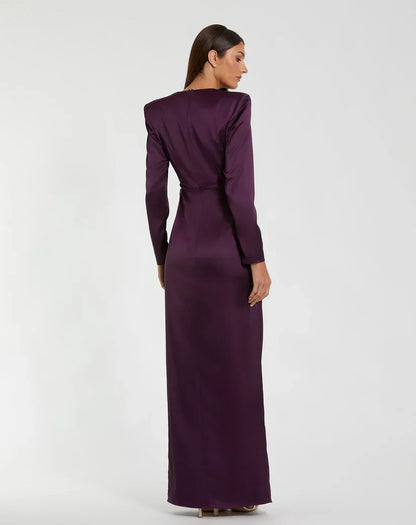 Long Sleeve Evening Formal Dress Long Sleeve Formal Evening Mac Duggal 26676