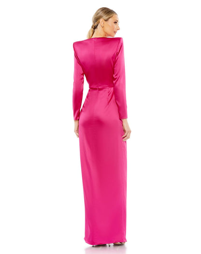 Long Sleeve Evening Formal Dress Long Sleeve Formal Evening Mac Duggal 26676