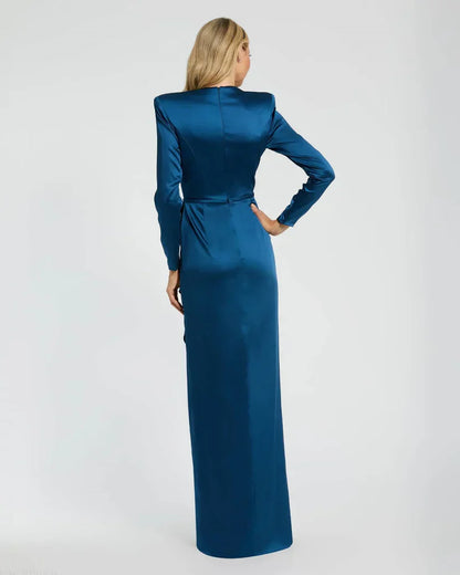 Long Sleeve Evening Formal Dress Long Sleeve Formal Evening Mac Duggal 26676
