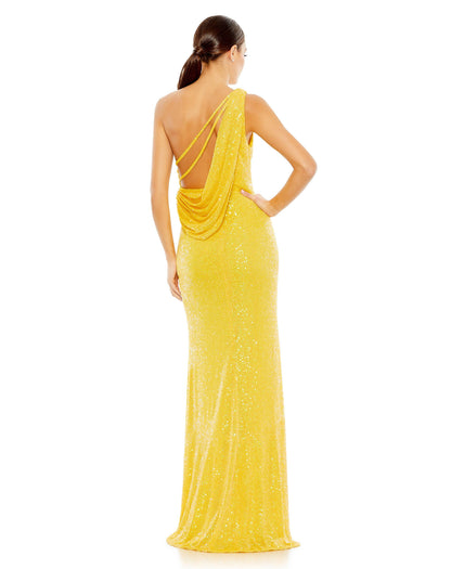 Prom Long One-Shoulder Formal Gown by Mac Duggal 26990