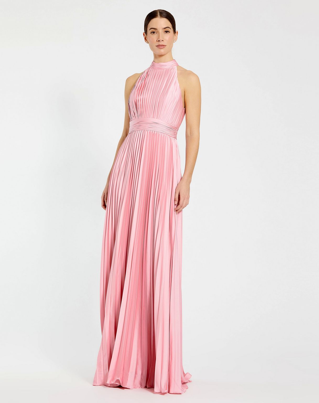 Halter Long Formal Dress Halter Neckline Mac Duggal 26992