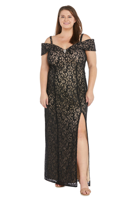 Long Plus Size Dress Mother of the Bride Formal R&M Richards 2886W
