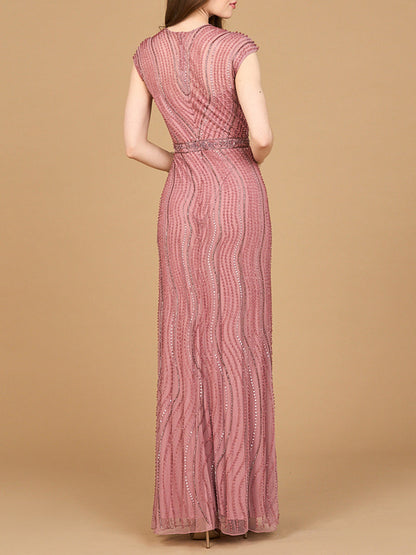 Lara Dresses 28898 Beaded Long Formal Evening Dress