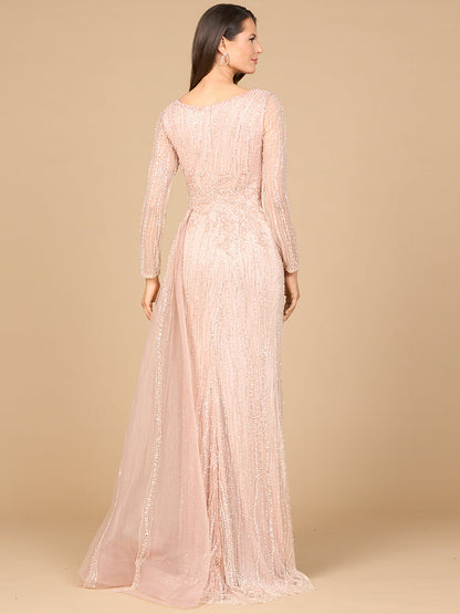 Lara Dresses 28934 Long Evening Lace Fitted Formal Dress