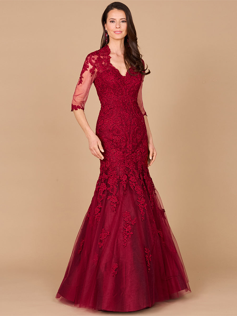 Lara Dresses 29019 Long Mermaid Formal Evening Dress