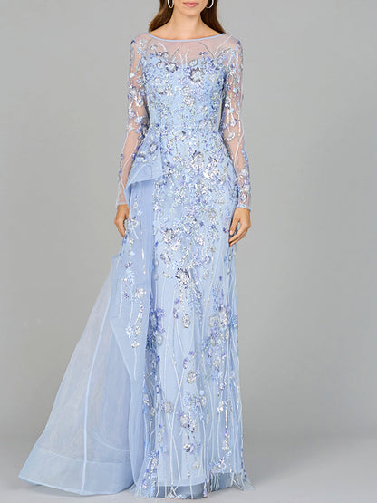 Lara Dresses 29040 Long Mother of the Bride Overskirt Formal Dress