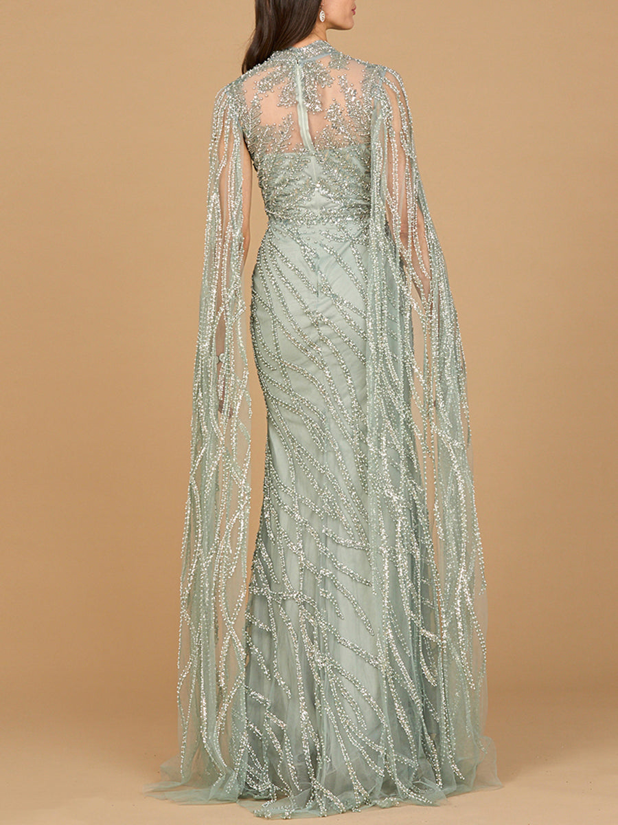 Lara Dresses 29042 Long Beaded Mother of the Bride Dress