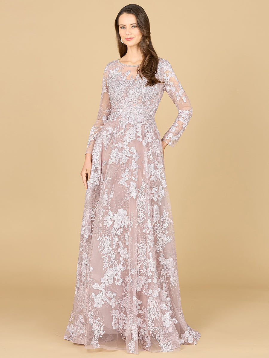 Lara Dresses 29148 Mother of the Bride Long Sleeve Formal Dress