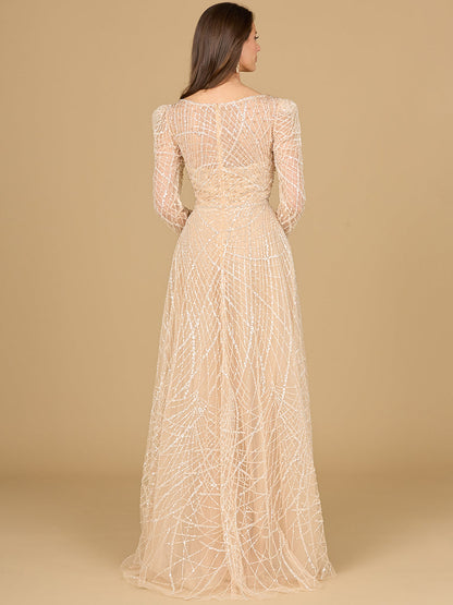 Lara Dresses 29149 Long Beaded Mother of the Bride Formal Dress