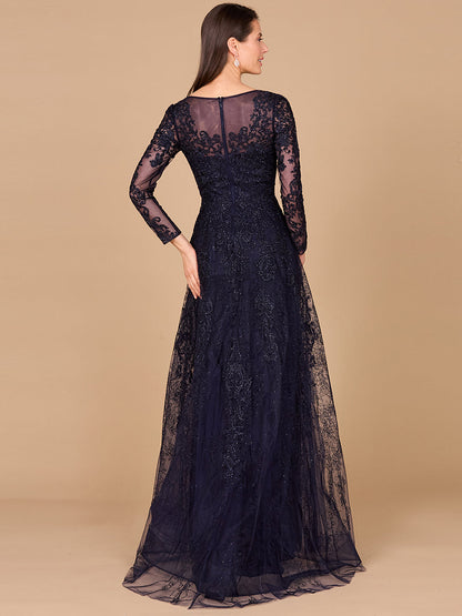 Lara Dresses 29326 Long Sleeve Mother of the Bride Lace Dress