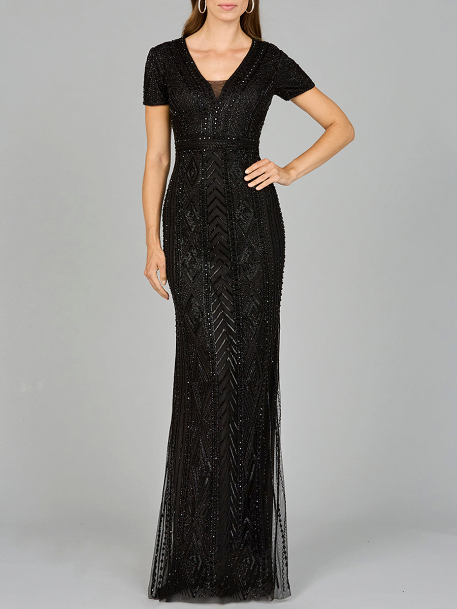 Lara Dresses 29606 Fitted Formal Long Mother of the Bride Mermaid Dress