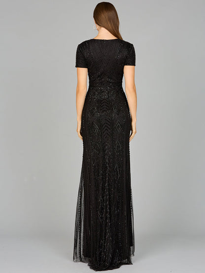 Lara Dresses 29606 Fitted Formal Long Mother of the Bride Mermaid Dress