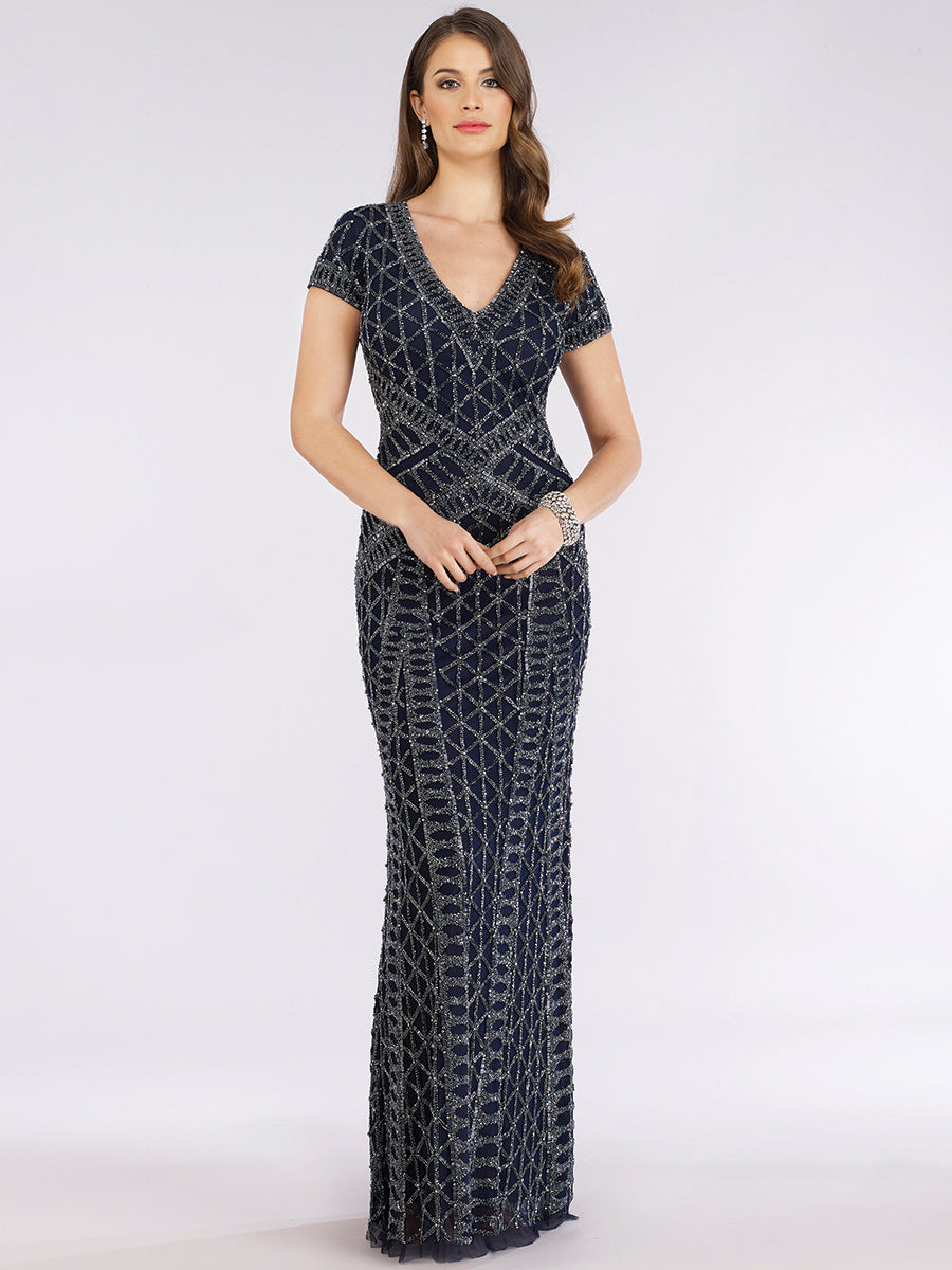Lara Dresses 29746 Beaded Long Formal Mother of the Bride Dress
