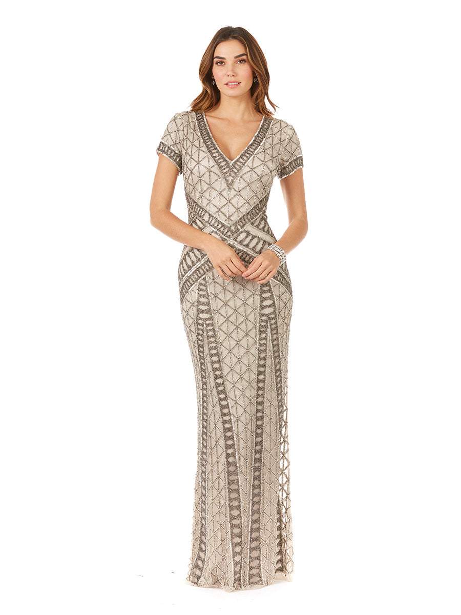Lara Dresses 29746 Beaded Long Formal Mother of the Bride Dress