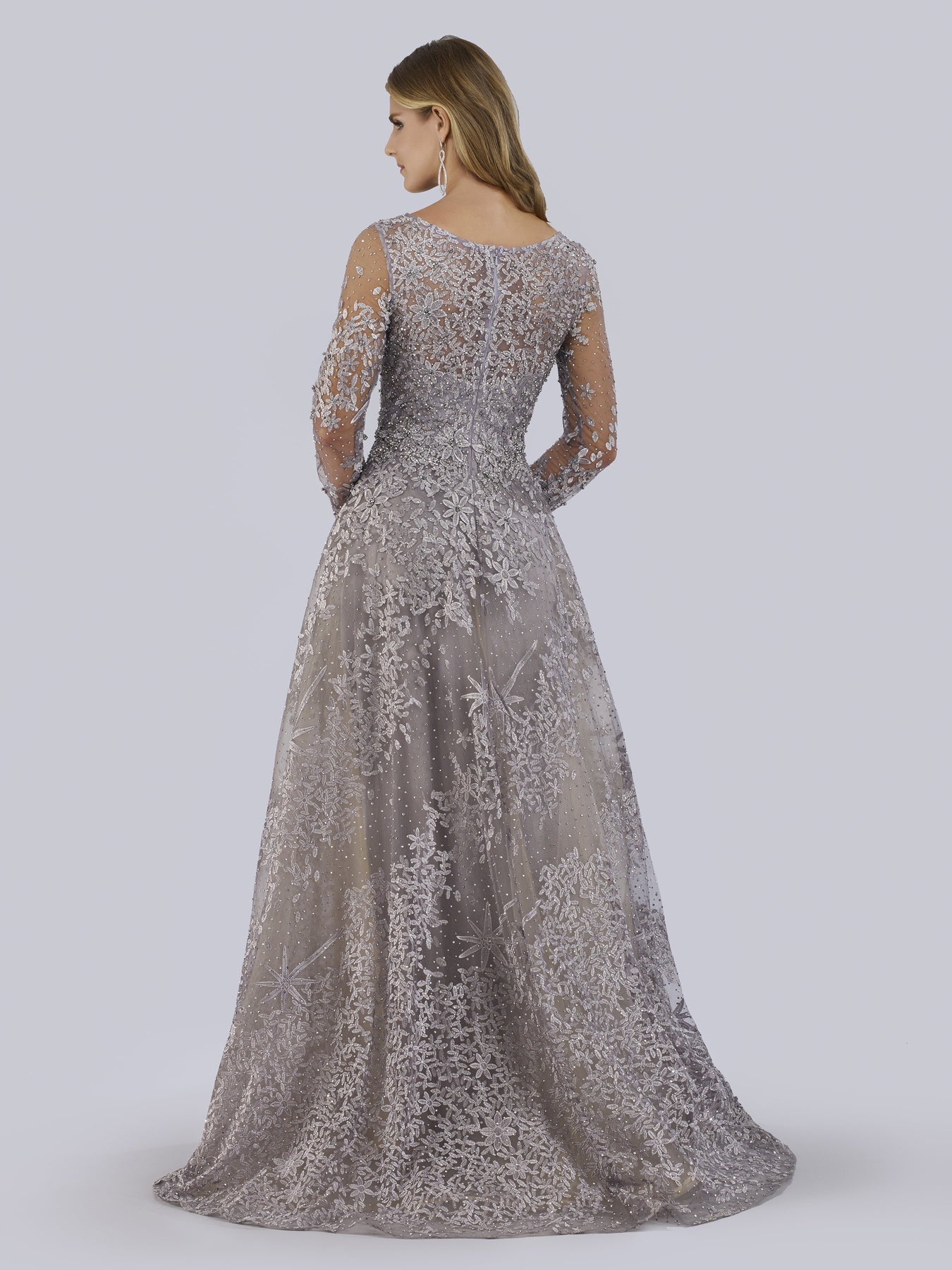 Lara Dresses 29759 Long Formal Lace Evening A Line Dress