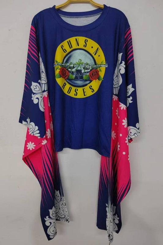 GNR Pink Sleeve Tee