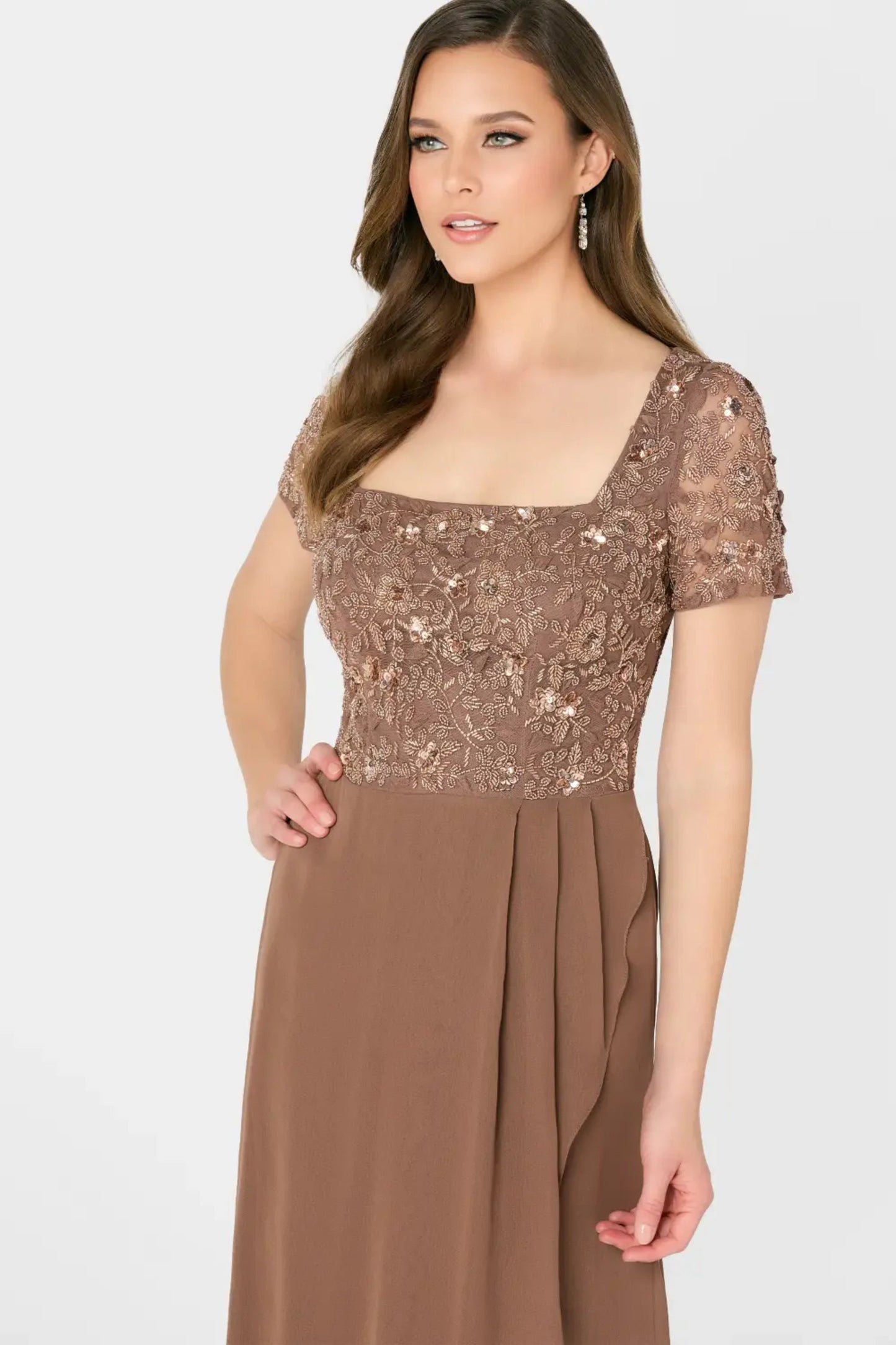 Cameron Blake CB794 Long A Line Mother of the Bride Dress