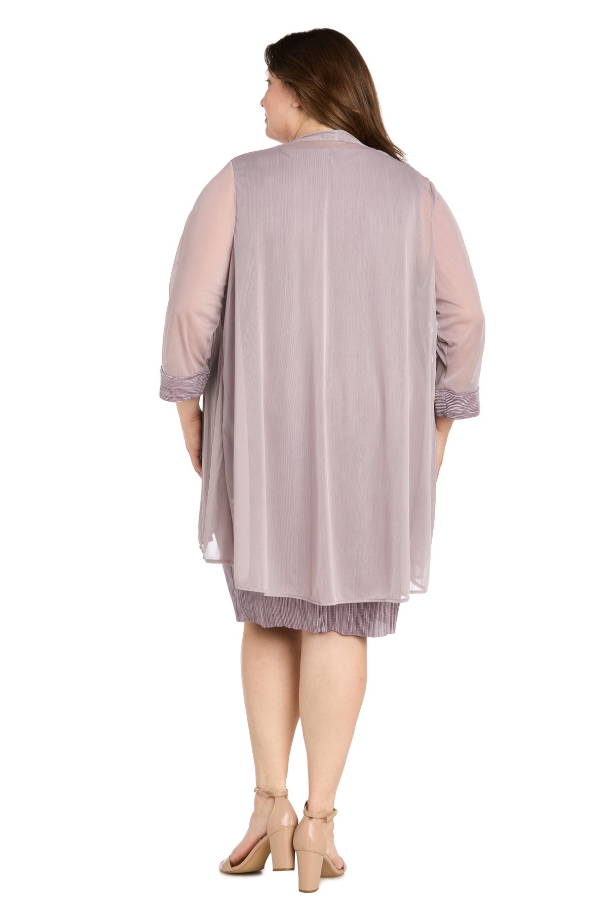 Plus Size Glitter Dress Jacket Dress R&M Richards 3007W