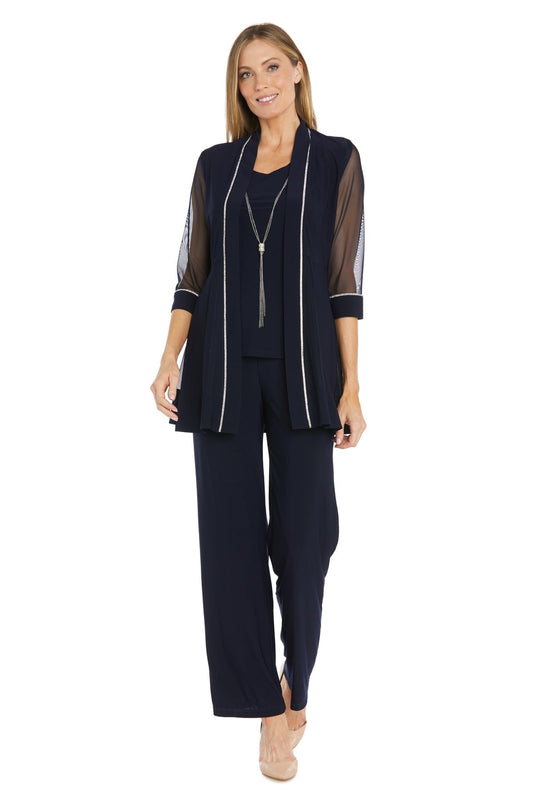 Long Mother of the Bride Pant Suit Formal R&M Richards 3024