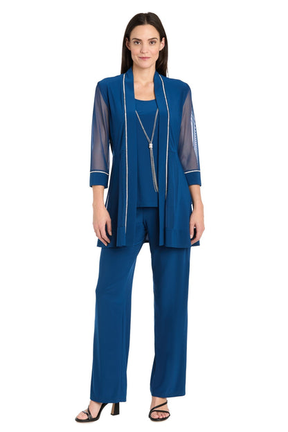 Long Mother of the Bride Pant Suit Formal R&M Richards 3024